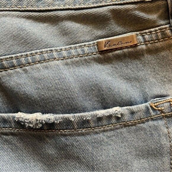 KanCan High Rise Mid City Jeans with Elastic Cuffs, size 15/31 - Picture 4 of 14
